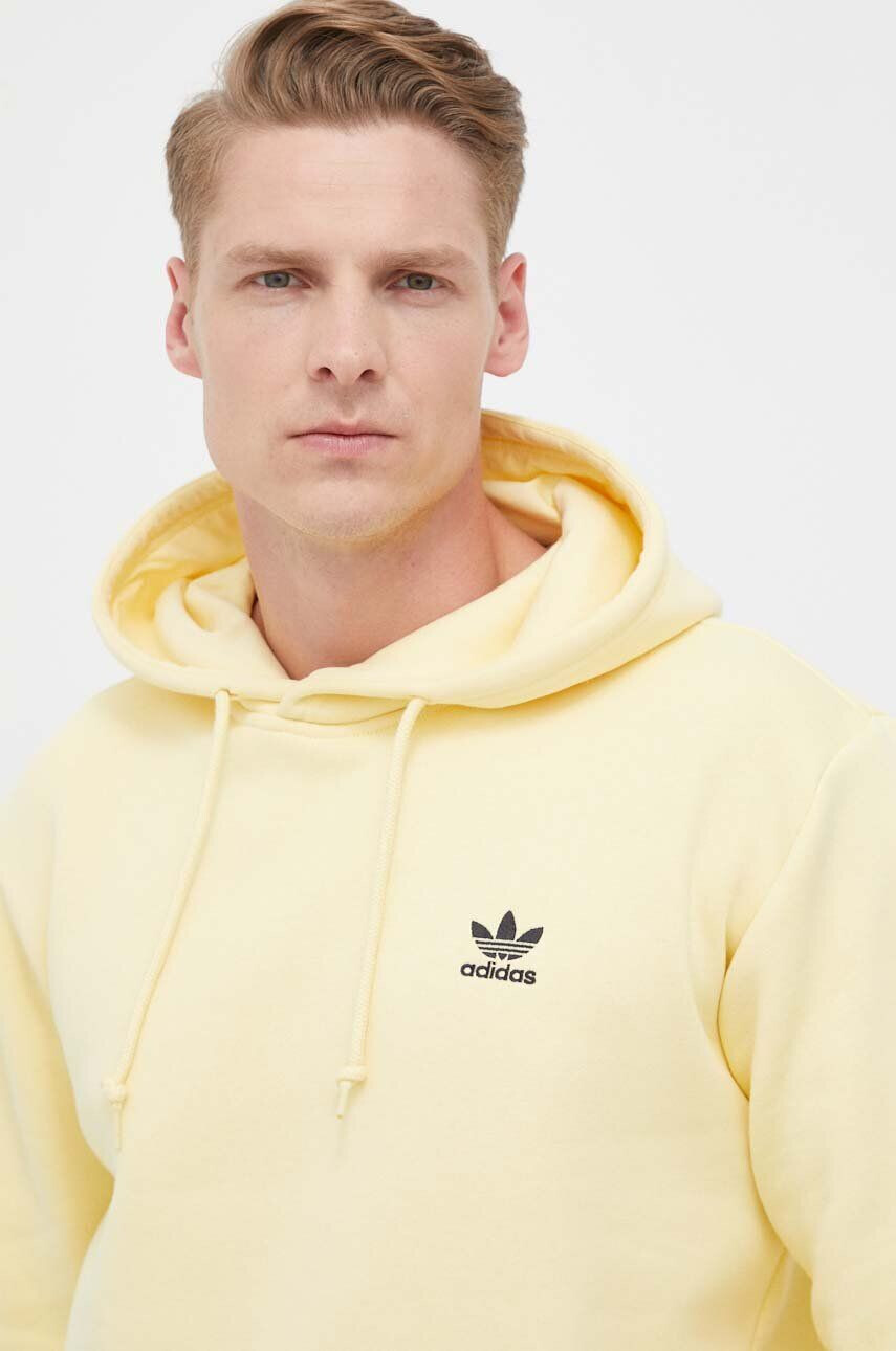 adidas Originals Суичър в жълто с качулка с апликация - Pepit.bg