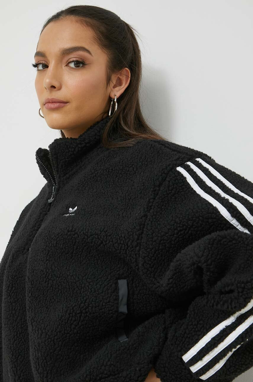 adidas Originals Суичър в черно с принт - Pepit.bg