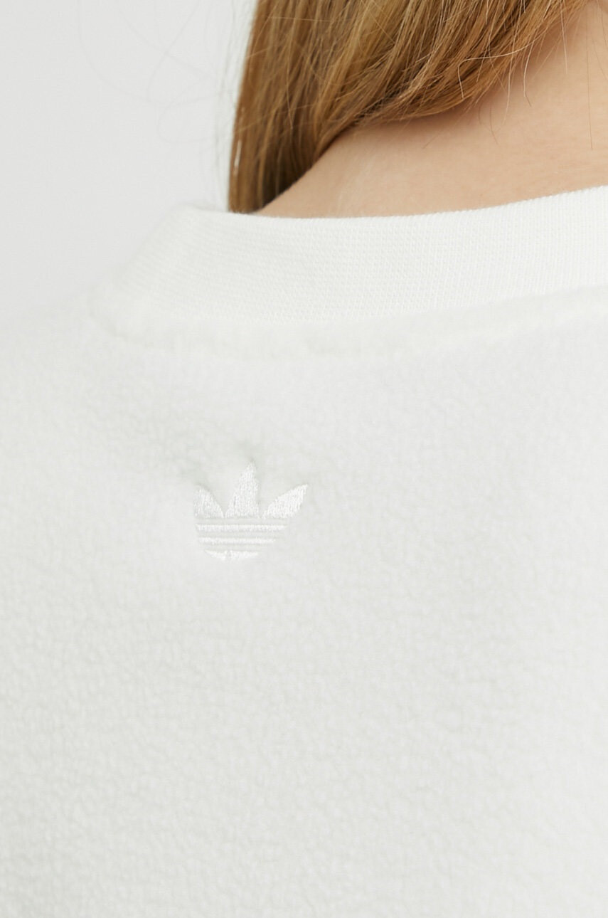 adidas Originals Суичър в бяло с апликация - Pepit.bg