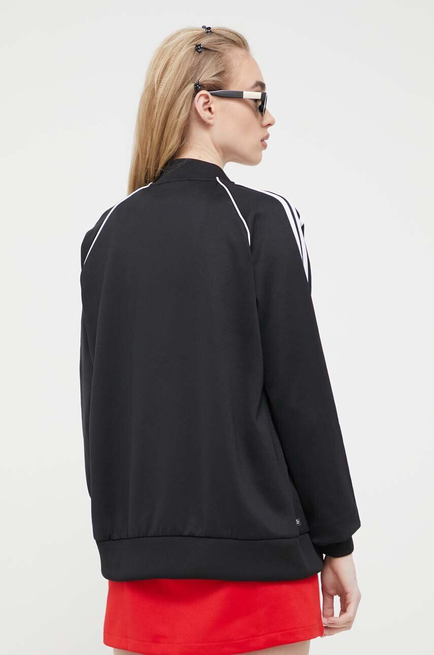 adidas Originals Суичър в черно с апликация - Pepit.bg