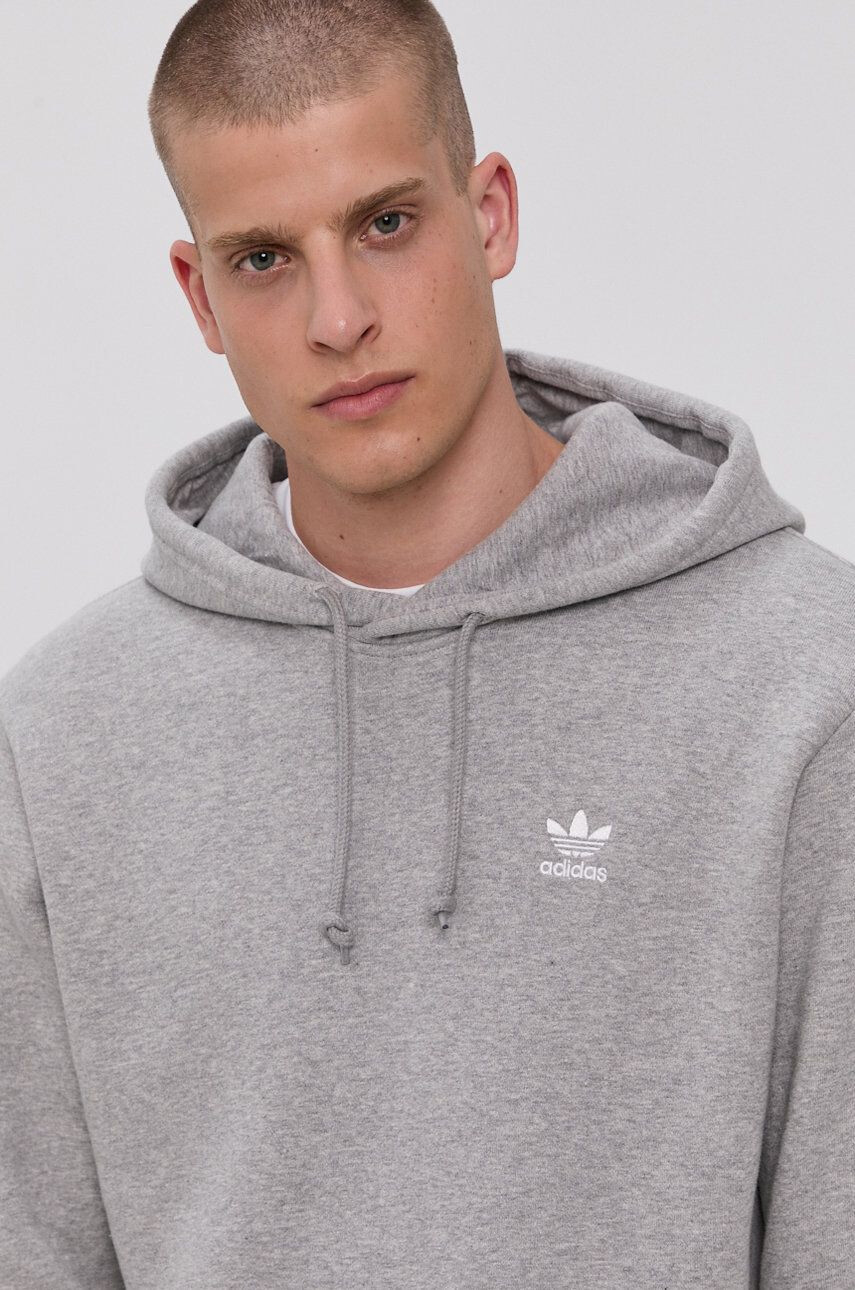 adidas Originals Суичър H34654 в меланж на сиво - Pepit.bg