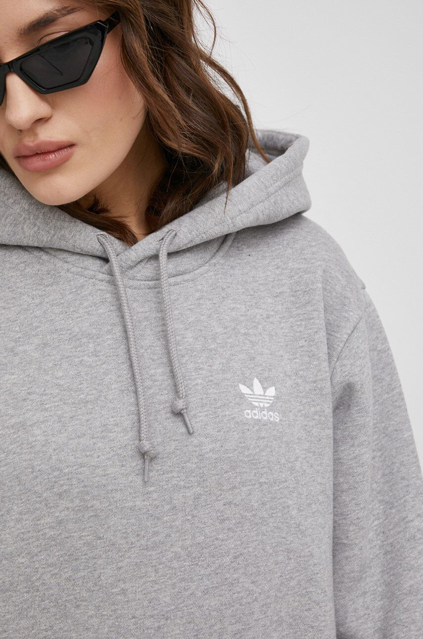 adidas Originals Суичър H34654 в меланж на сиво - Pepit.bg