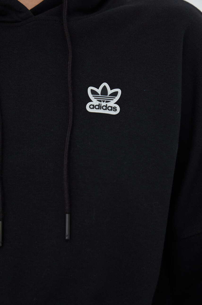 adidas Originals Суичър HT5976 в черно с принт - Pepit.bg