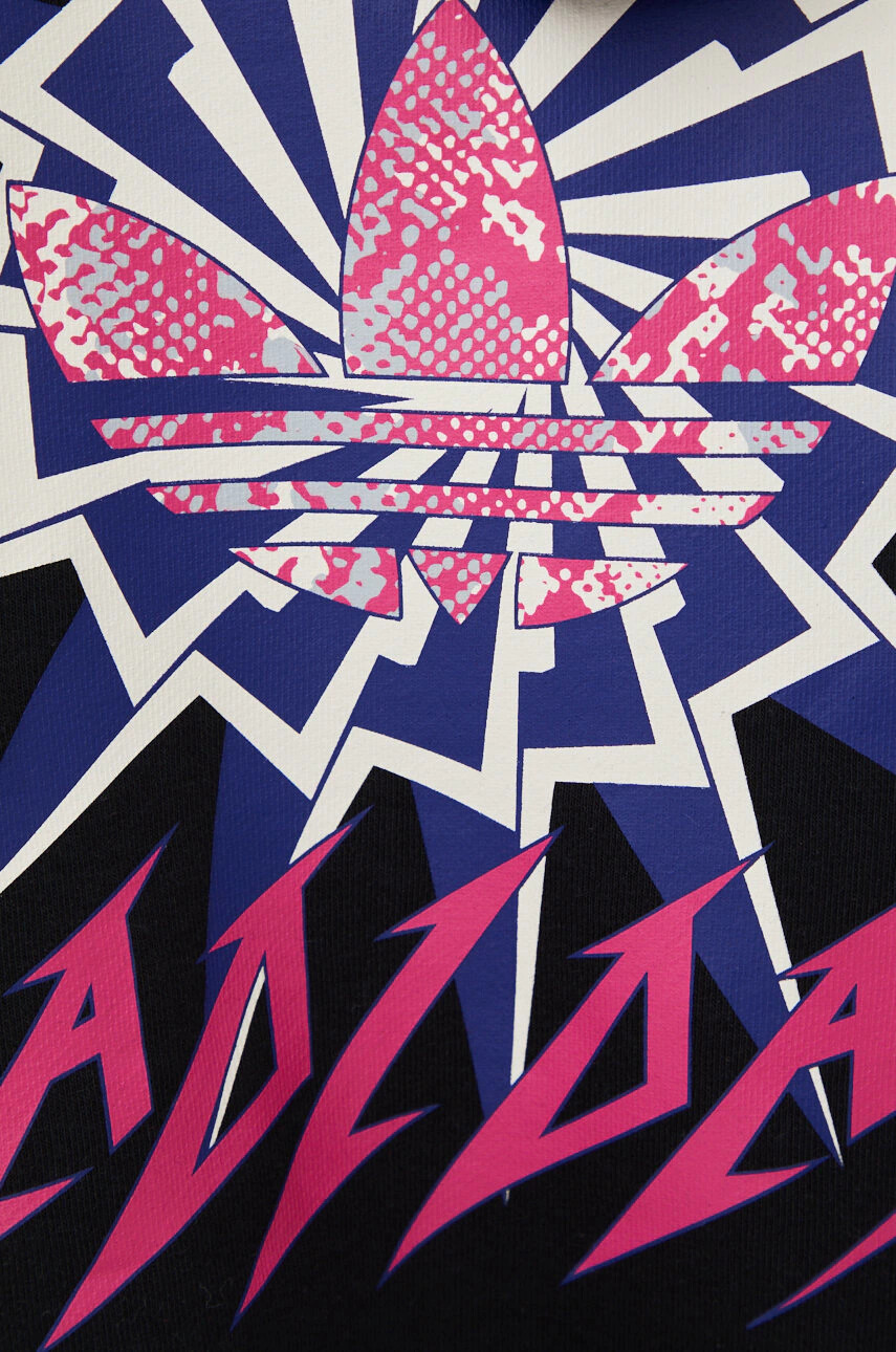 adidas Originals Суичър HT5976 в черно с принт - Pepit.bg