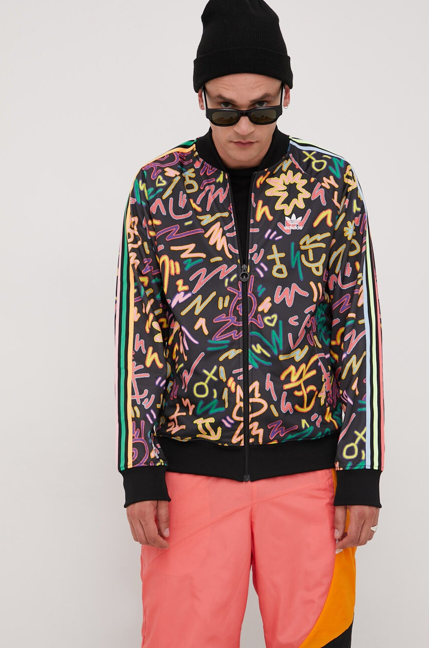 adidas Originals Суичър Pride HC3088 с десен - Pepit.bg