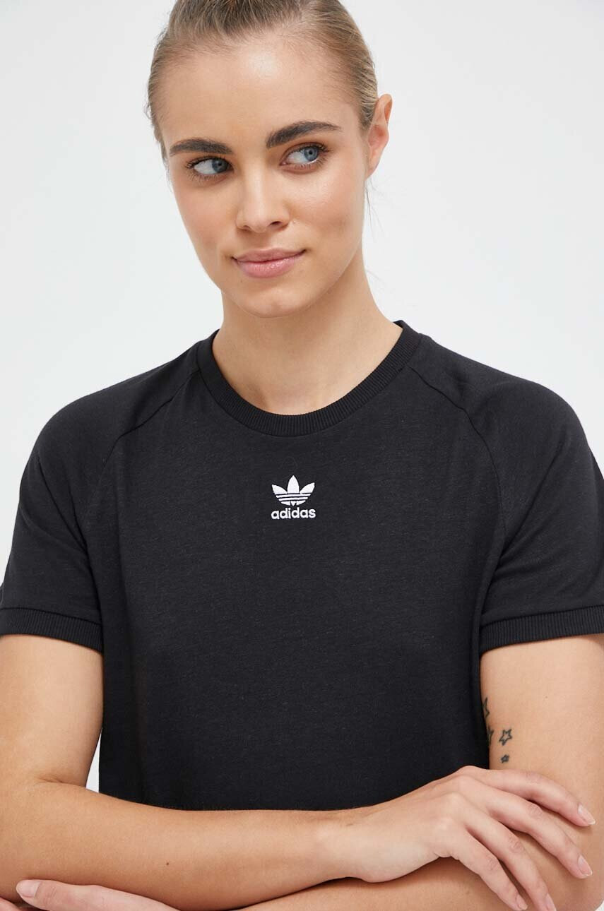 adidas Originals Тениска в черно - Pepit.bg