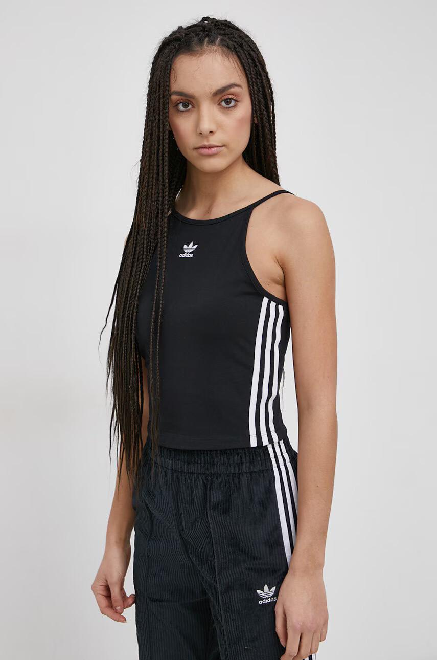 adidas Originals Топ HC1978 в черно - Pepit.bg