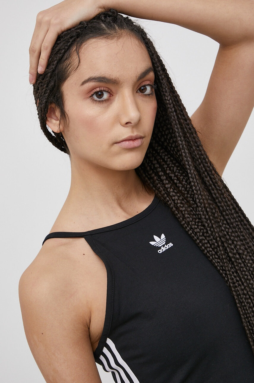 adidas Originals Топ HC1978 в черно - Pepit.bg