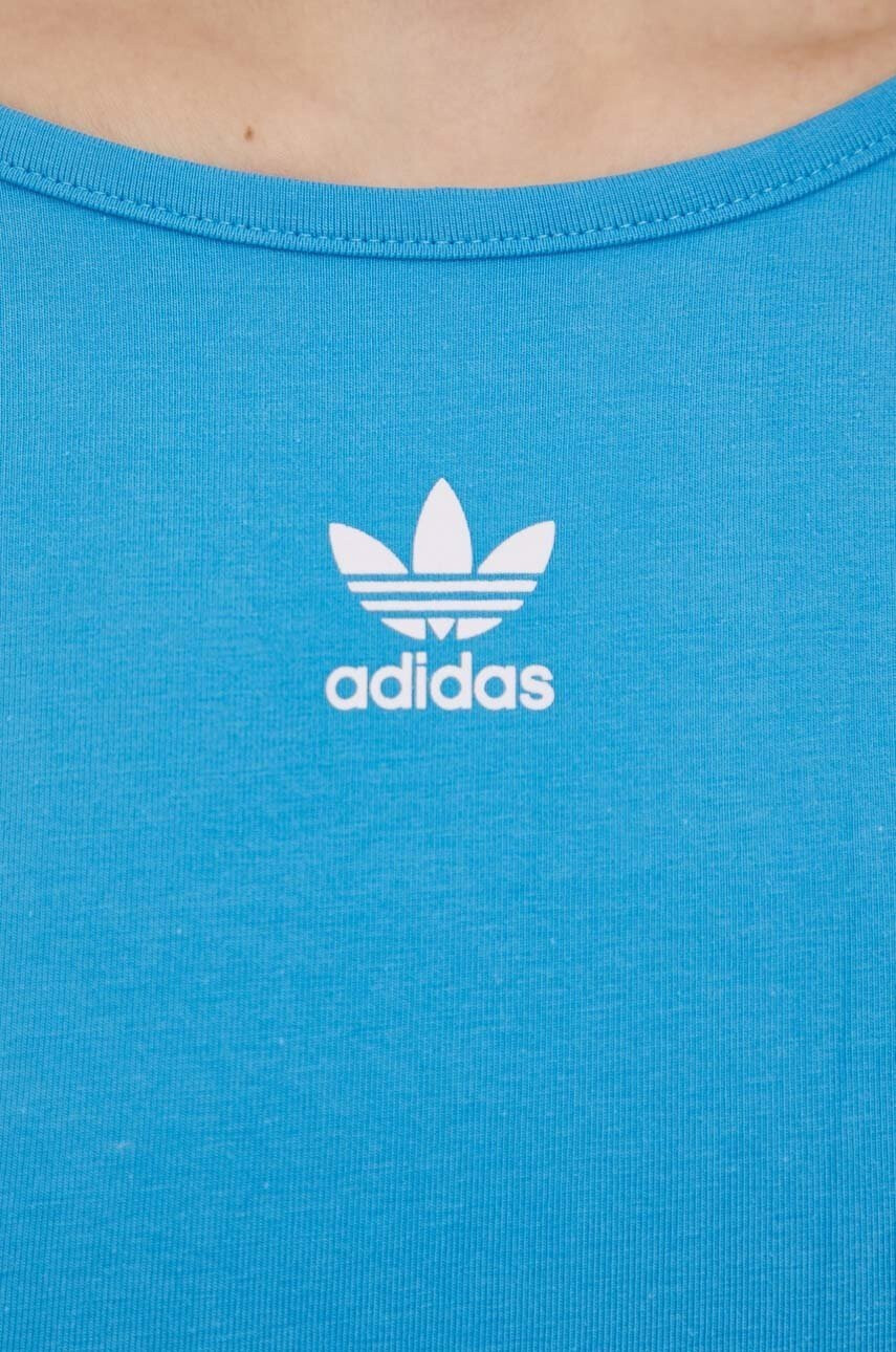 adidas Originals Топ Adicolor HC1976 дамски в тюркоазено - Pepit.bg