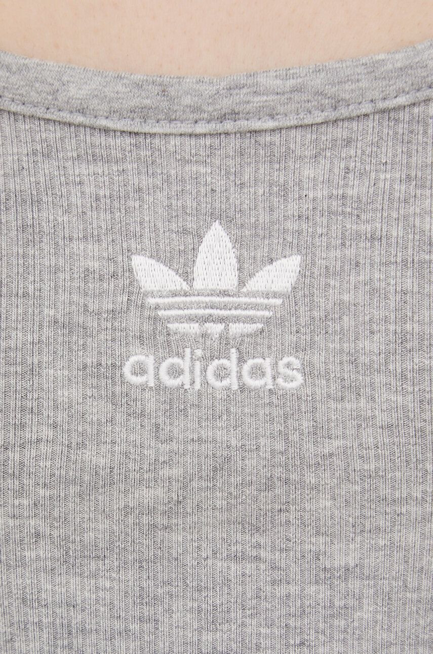 adidas Originals Топ HF3398 дамски в сиво - Pepit.bg