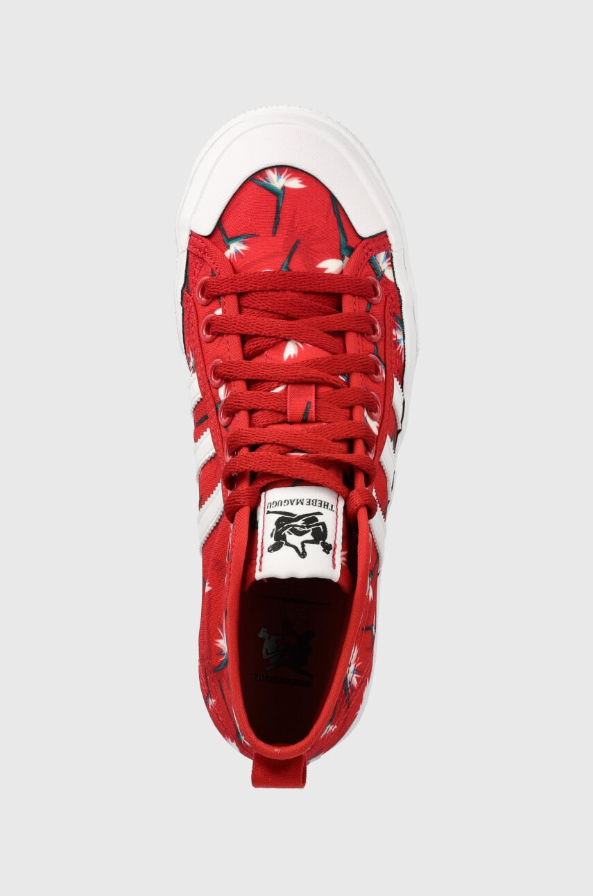 adidas Originals Високи кецове в червено - Pepit.bg