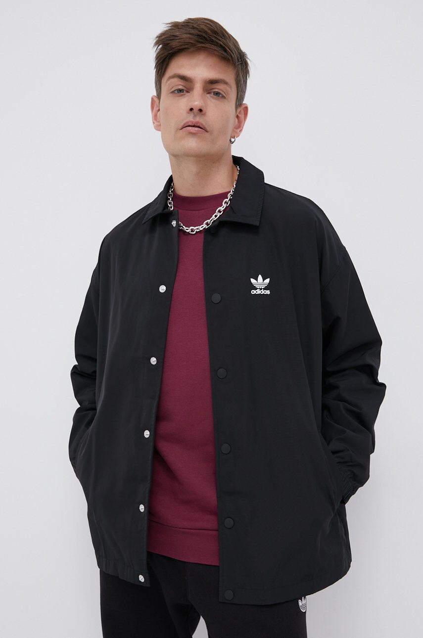 adidas Originals Яке H09129 мъжко в черно с преходна изолация с уголемена кройка - Pepit.bg