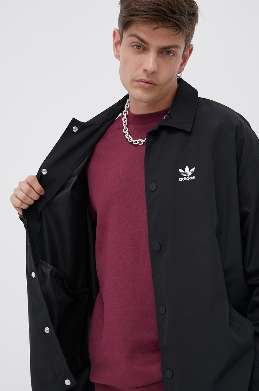 adidas Originals Яке H09129 мъжко в черно с преходна изолация с уголемена кройка - Pepit.bg