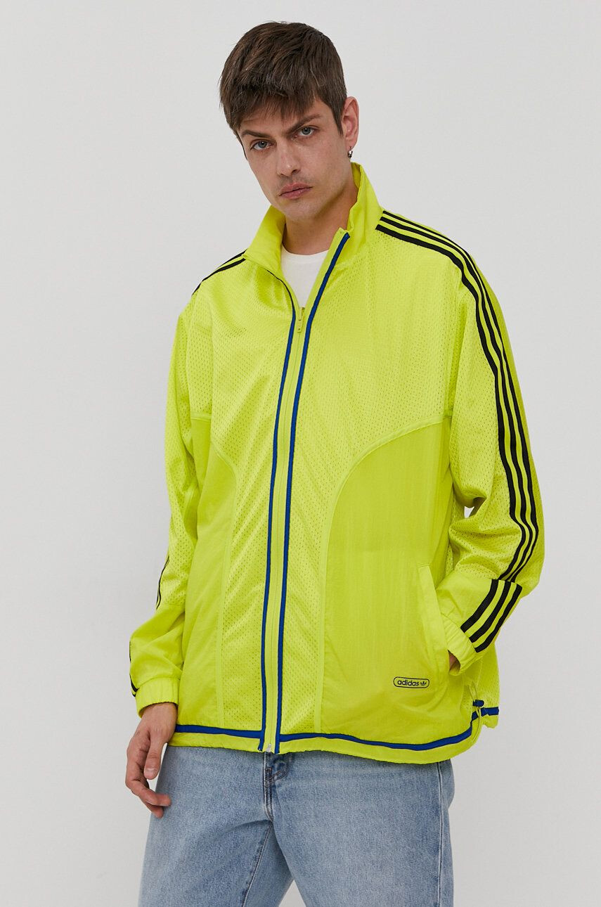 adidas Originals Яке с две лица GN3818 мъжко в жълто с преходна изолация - Pepit.bg