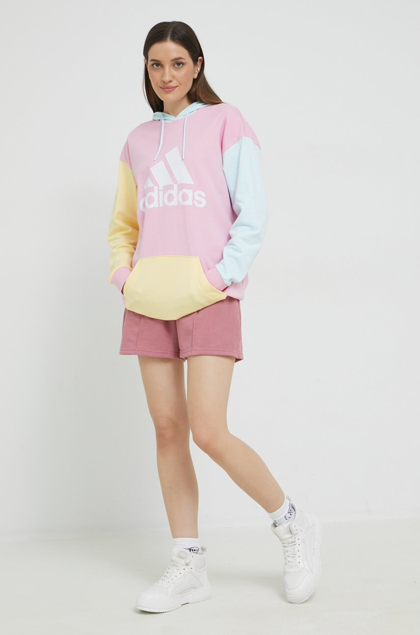 adidas Памучен суичър с принт - Pepit.bg