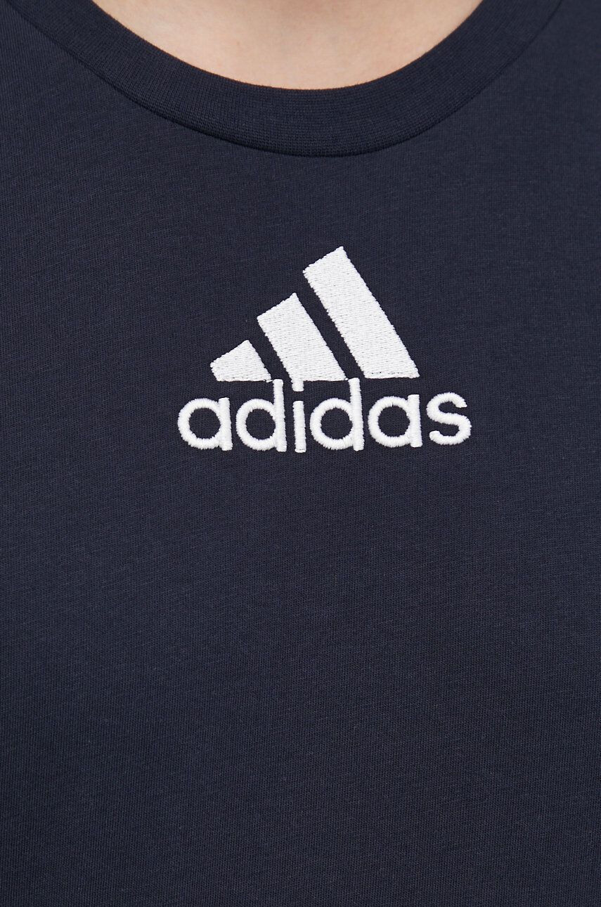 adidas Памучна тениска с апликация - Pepit.bg