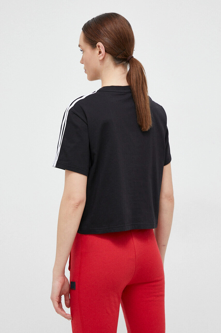 adidas Памучна тениска в черно - Pepit.bg