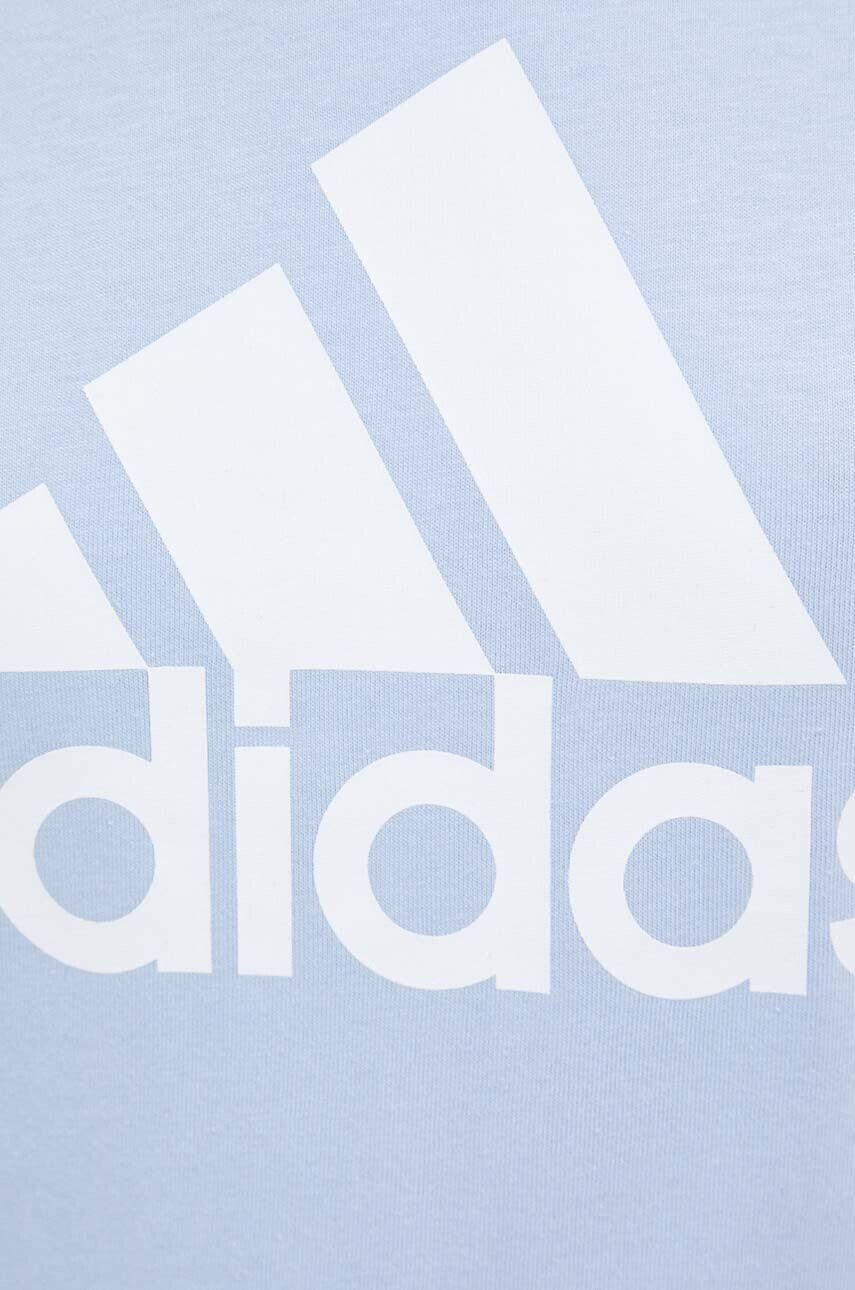 adidas Памучна тениска в синьо - Pepit.bg