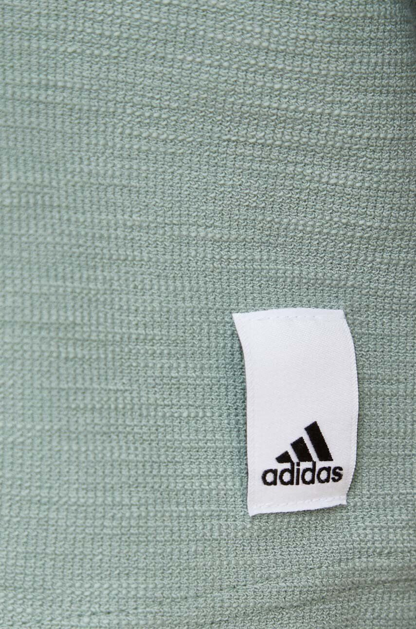 adidas Памучна тениска в зелено - Pepit.bg