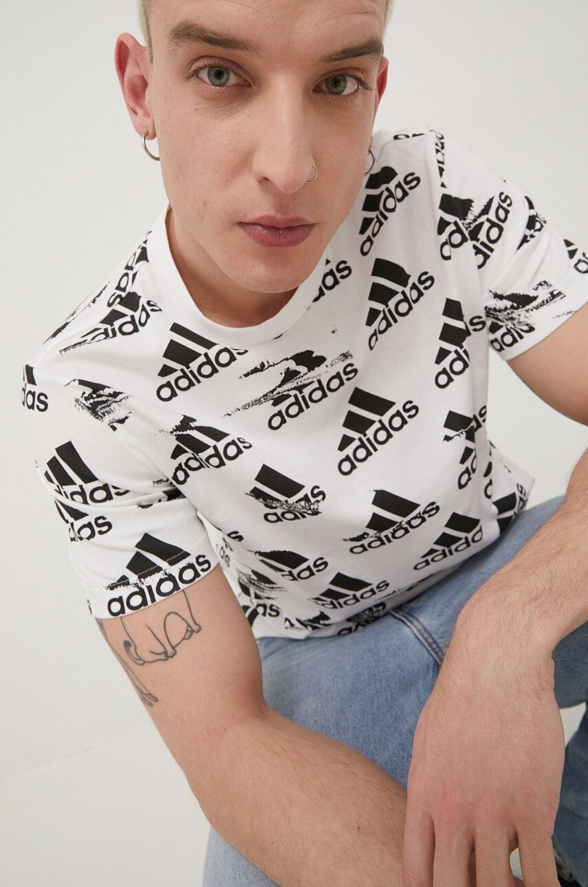 adidas Памучна тениска HE1786 - Pepit.bg