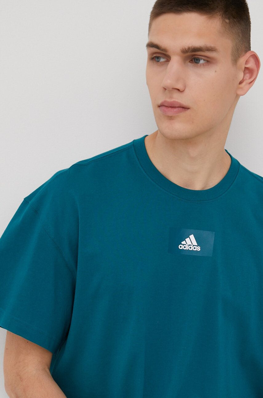 adidas Памучна тениска HE4356 - Pepit.bg