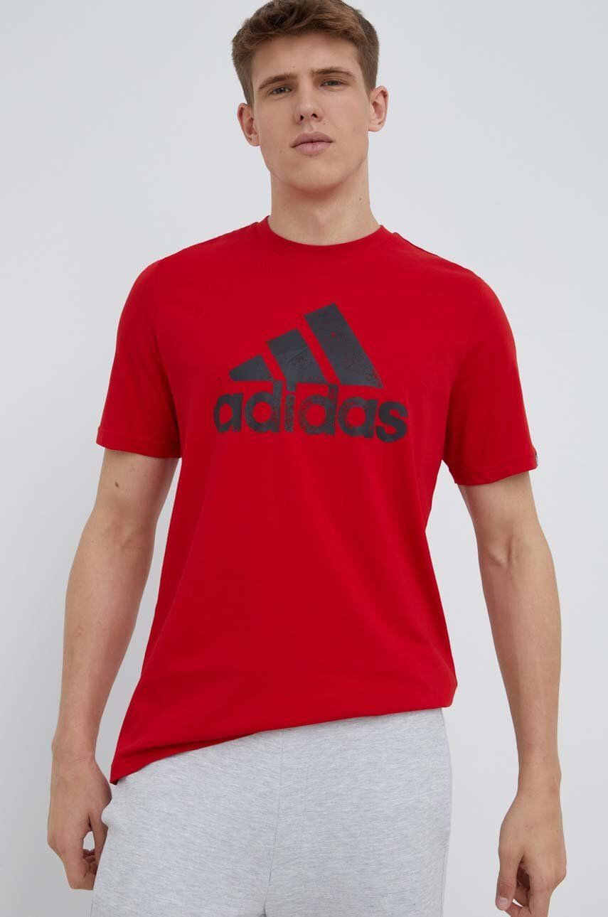 adidas Памучна тениска HE4796 - Pepit.bg