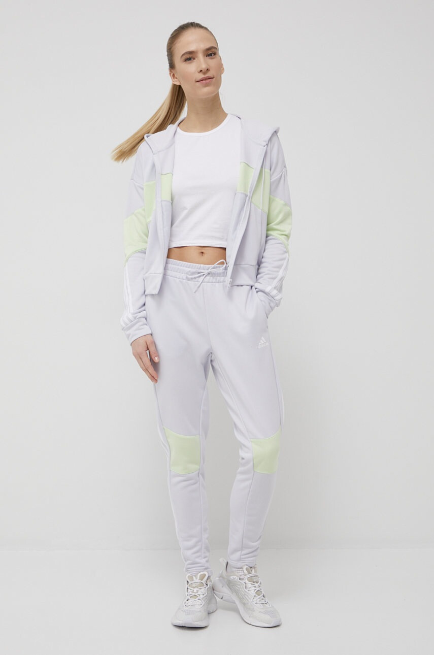 adidas Performance Анцуг HD9034 дамски в сиво - Pepit.bg