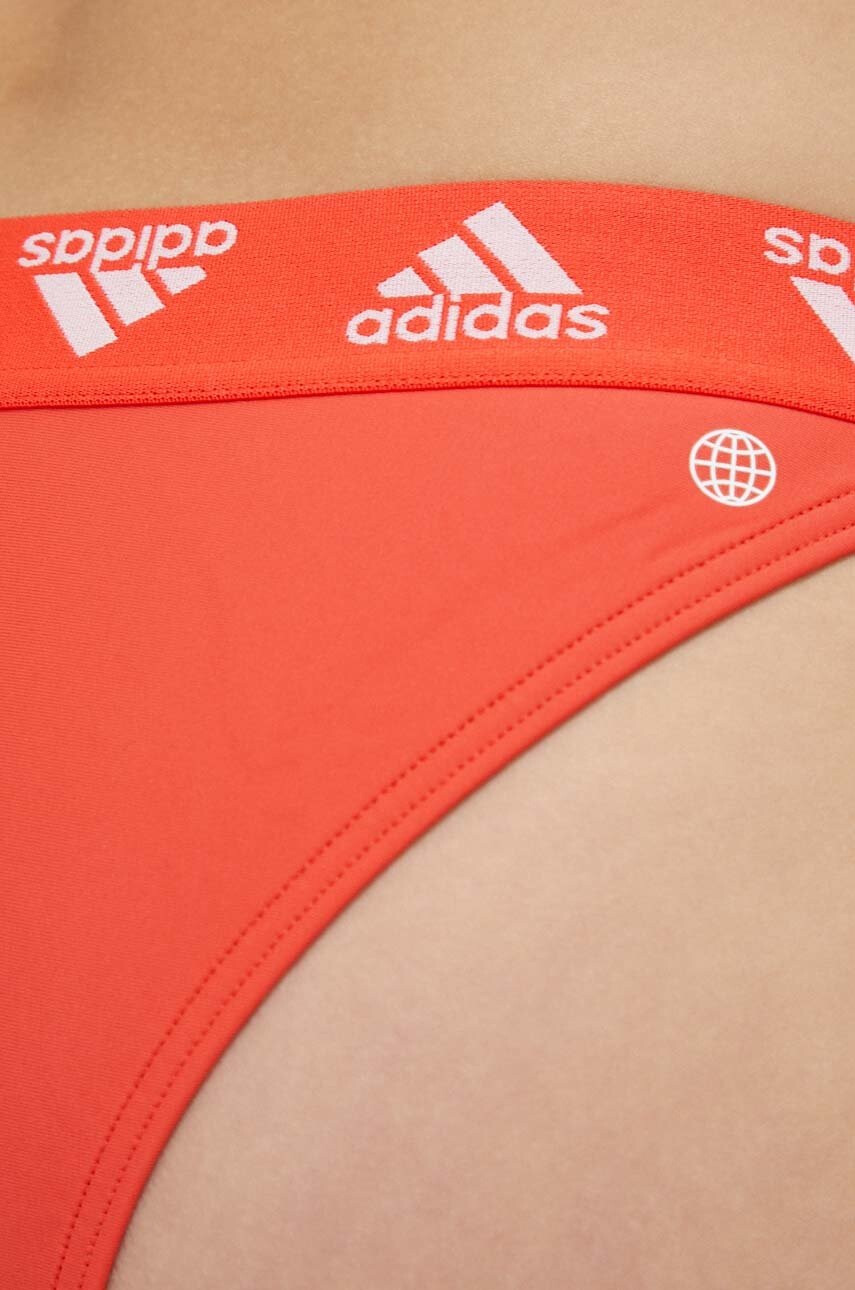adidas Performance Бански костюм в червено с леко подплатена чашка - Pepit.bg