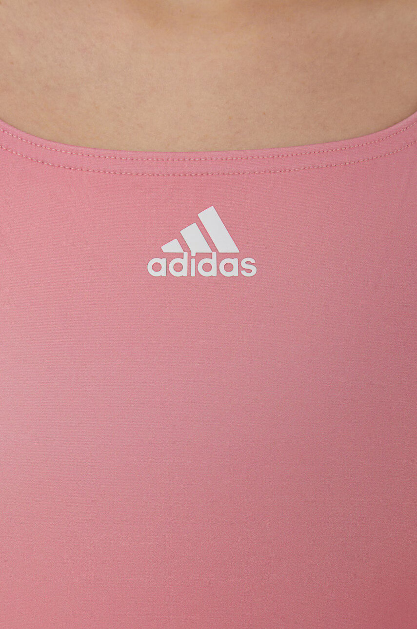 adidas Performance Бански костюм Melbourne Print 3-stripes HA6006 в розово с мека чашка - Pepit.bg