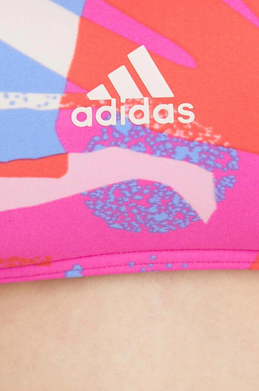 adidas Performance Бански от две части Flower в розово с леко подплатена чашка - Pepit.bg