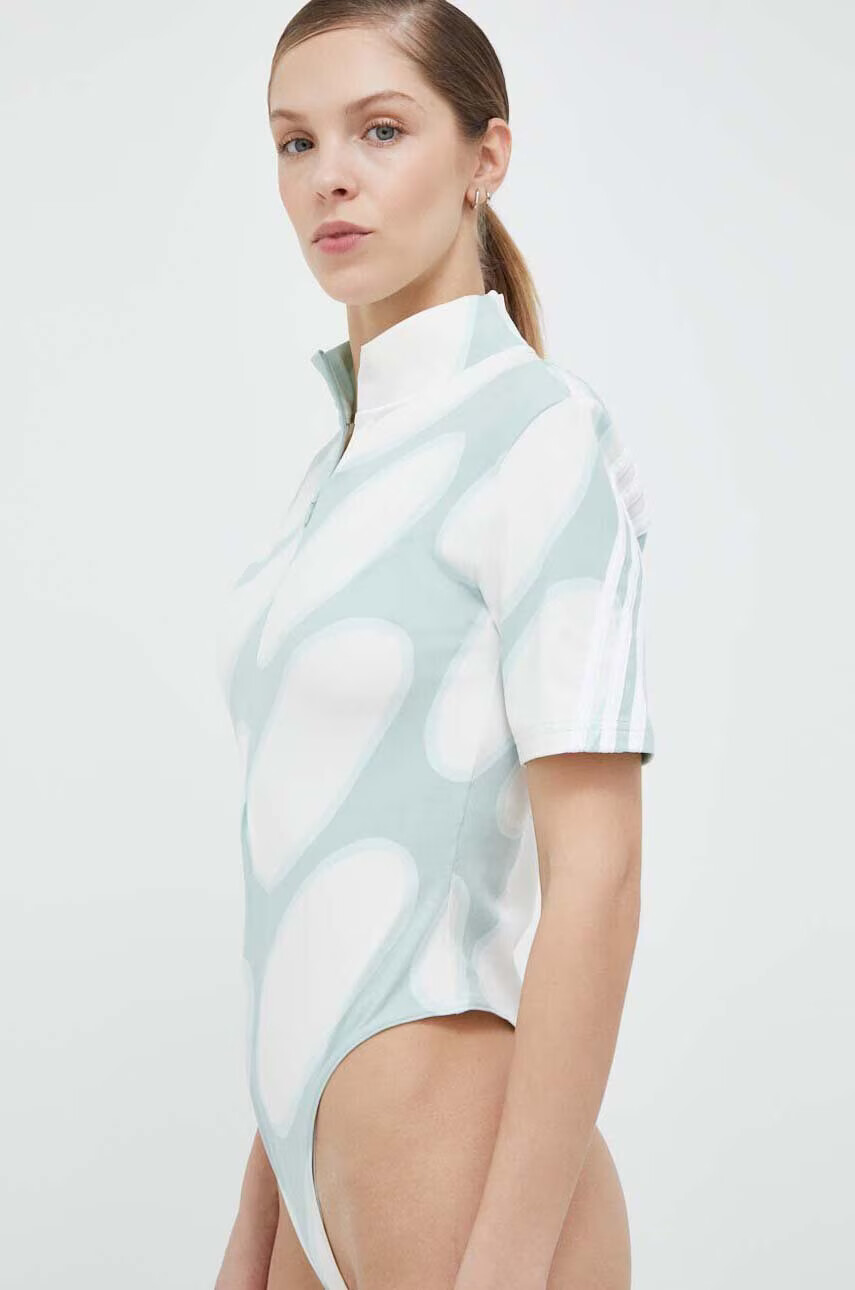 adidas Performance Боди Marimekko дамско в синьо с поло - Pepit.bg
