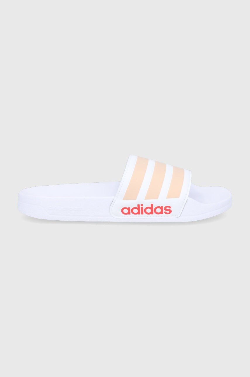adidas Performance Чехли Adilette Shower дамски в бяло - Pepit.bg