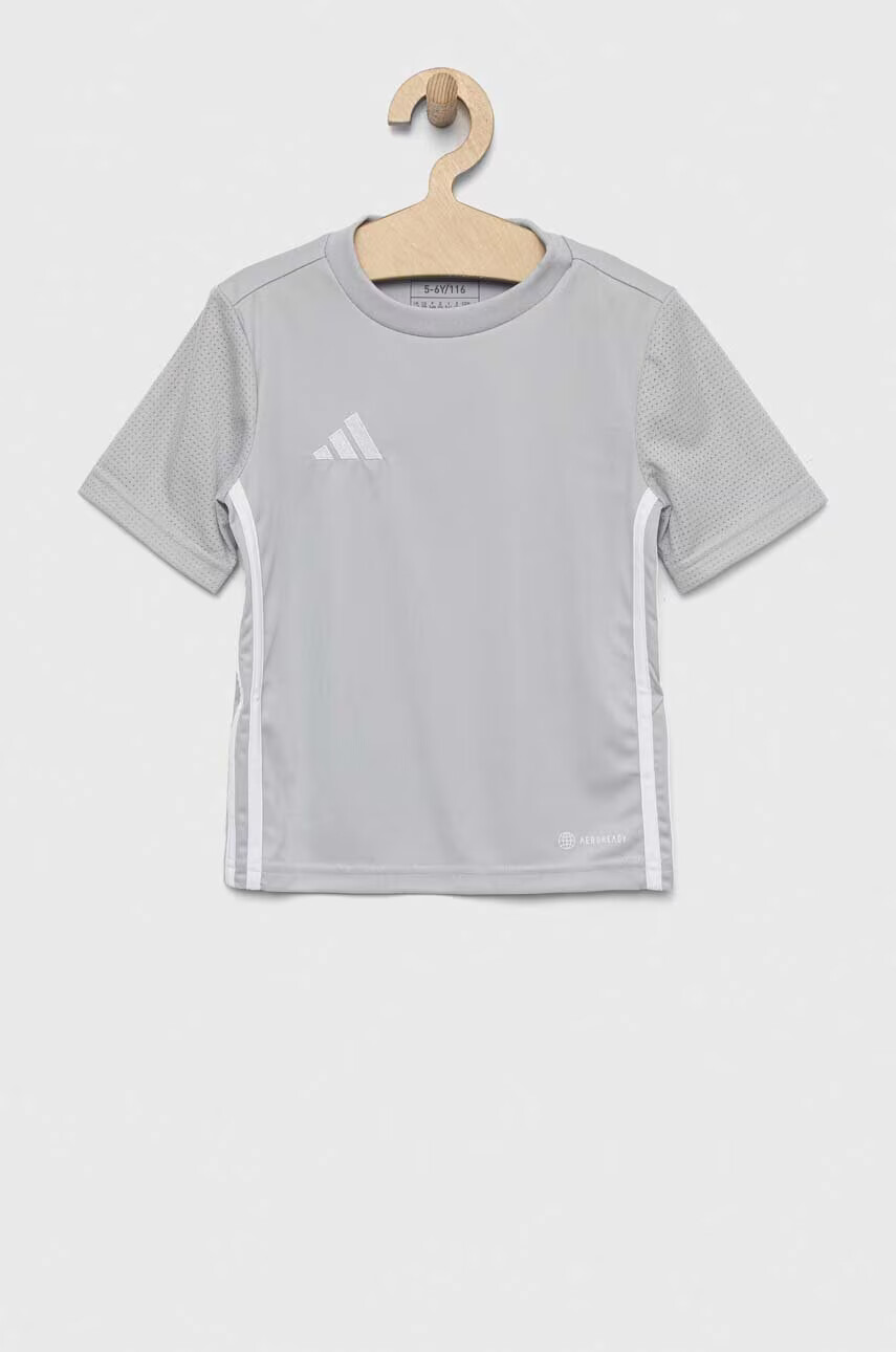 adidas Performance Детска тениска TABELA 23 JSY в сиво с апликация - Pepit.bg