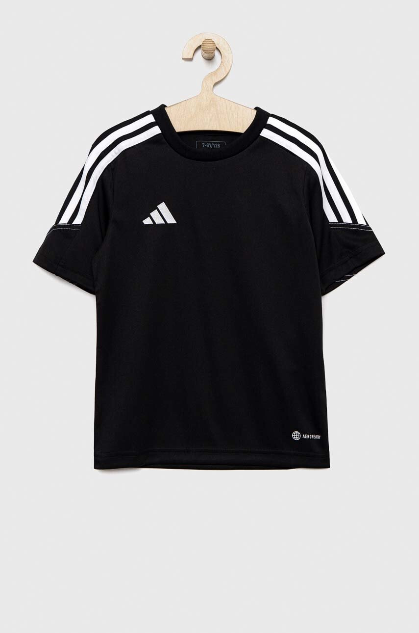 adidas Performance Детска тениска TIRO в черно с изчистен дизайн - Pepit.bg