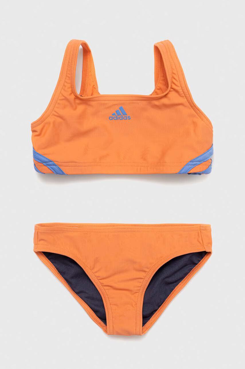 adidas Performance Детски бански от две части 3S BIKINI в оранжево - Pepit.bg