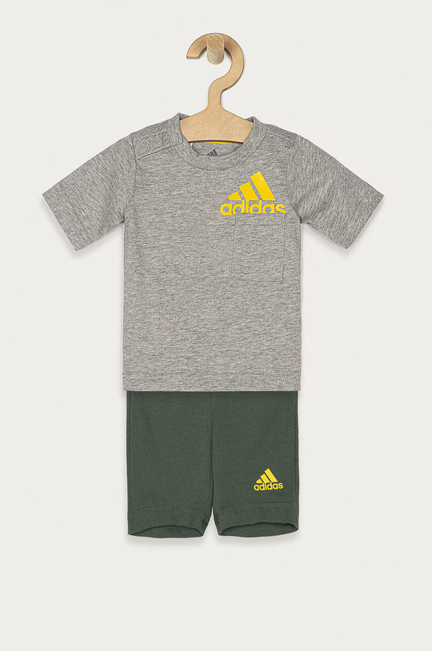 adidas Performance Детски комплект в сиво - Pepit.bg