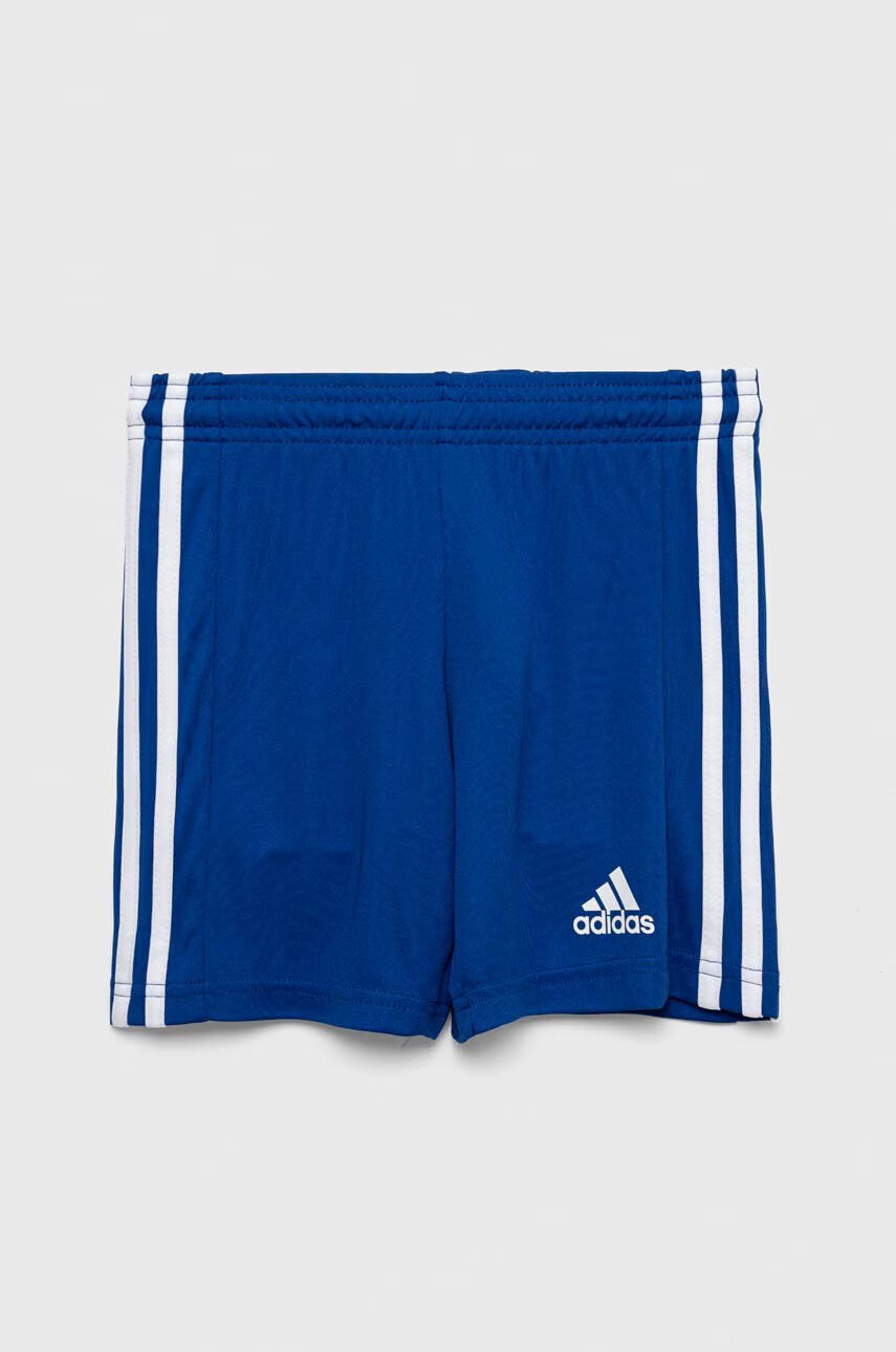 adidas Performance Детски къси панталони SQUAD 21 в синьо с регулируема талия - Pepit.bg