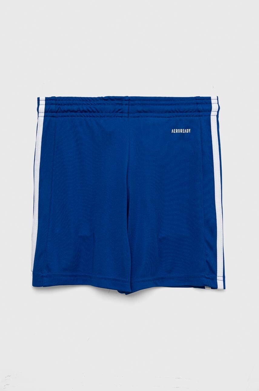adidas Performance Детски къси панталони SQUAD 21 в синьо с регулируема талия - Pepit.bg