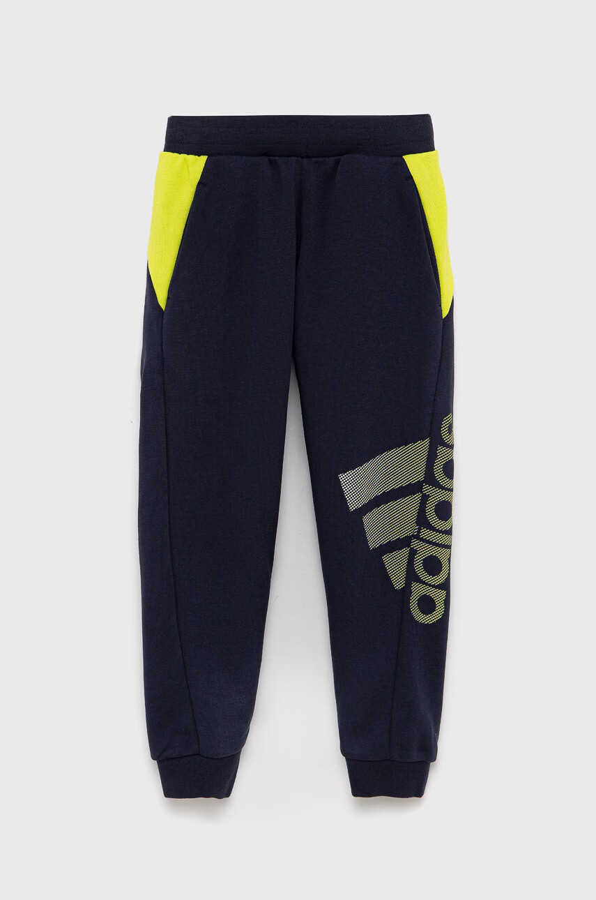 adidas Performance Детски панталон HE0002 в тъмносиньо с принт - Pepit.bg