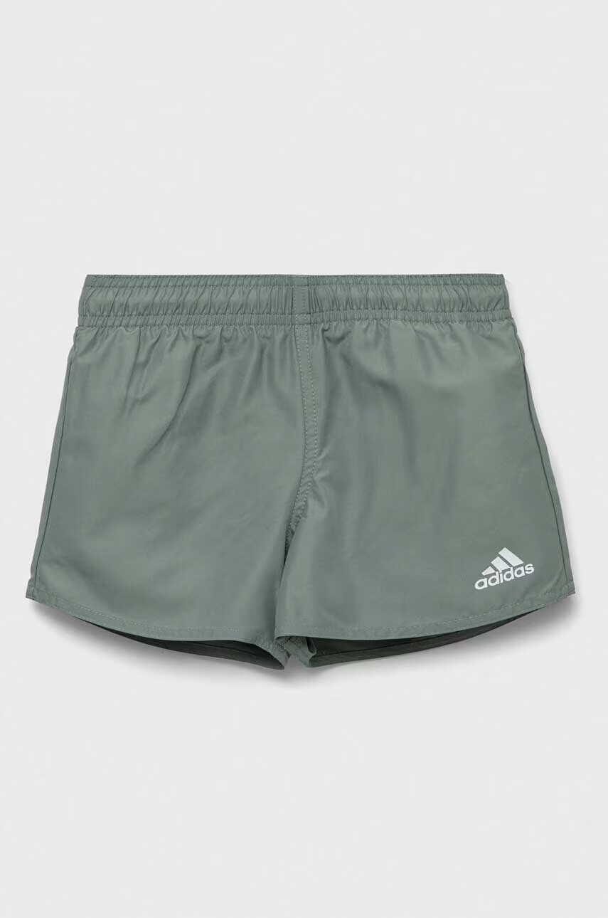 adidas Performance Детски плувни шорти YB BOS в зелено с изчистен дизайн - Pepit.bg