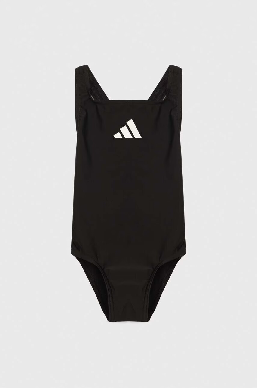 adidas Performance Детски цял бански 3 BARS SOL ST в черно - Pepit.bg