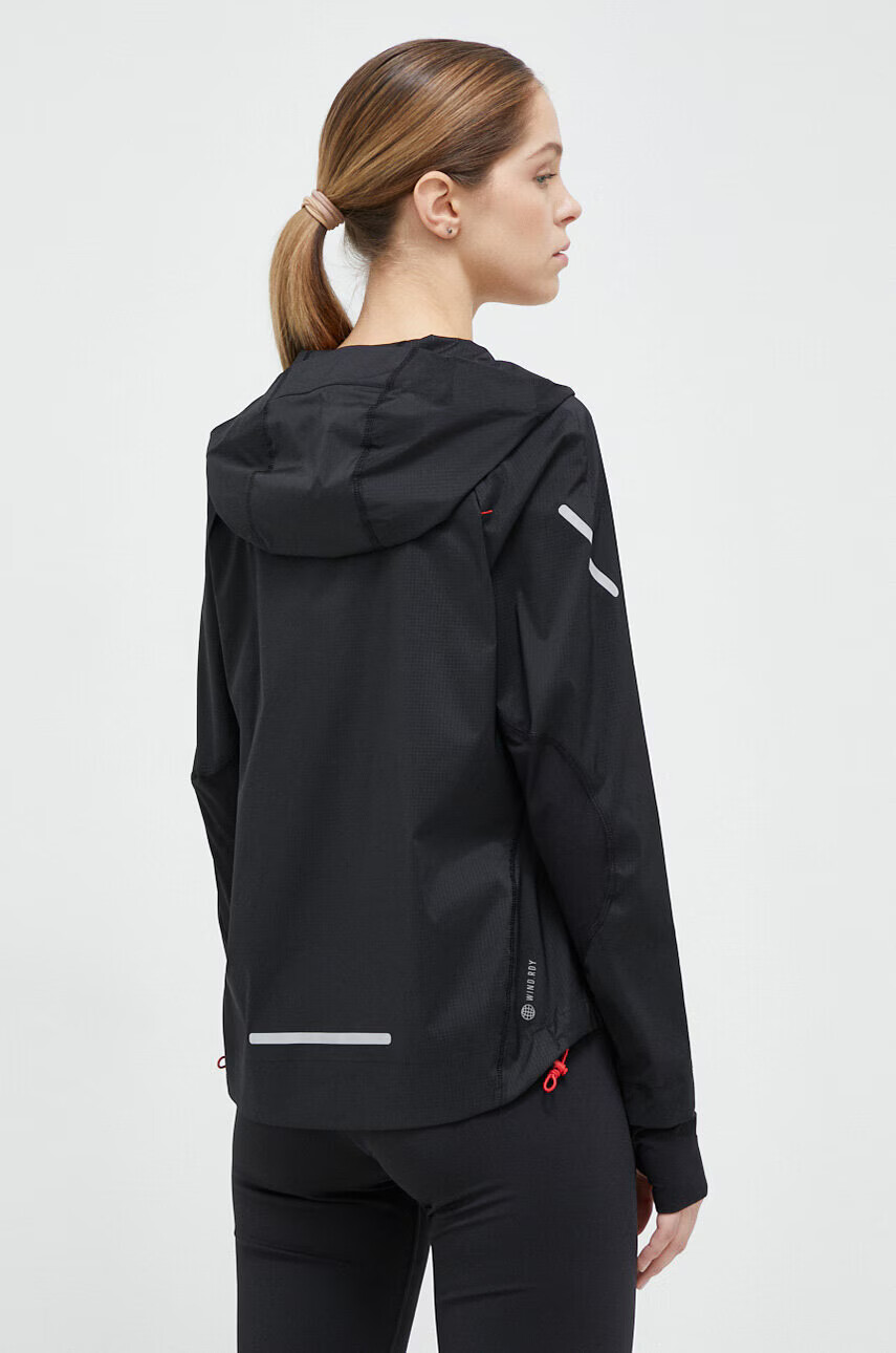adidas Performance Яке за бягане Fast в черно с преходна изолация - Pepit.bg