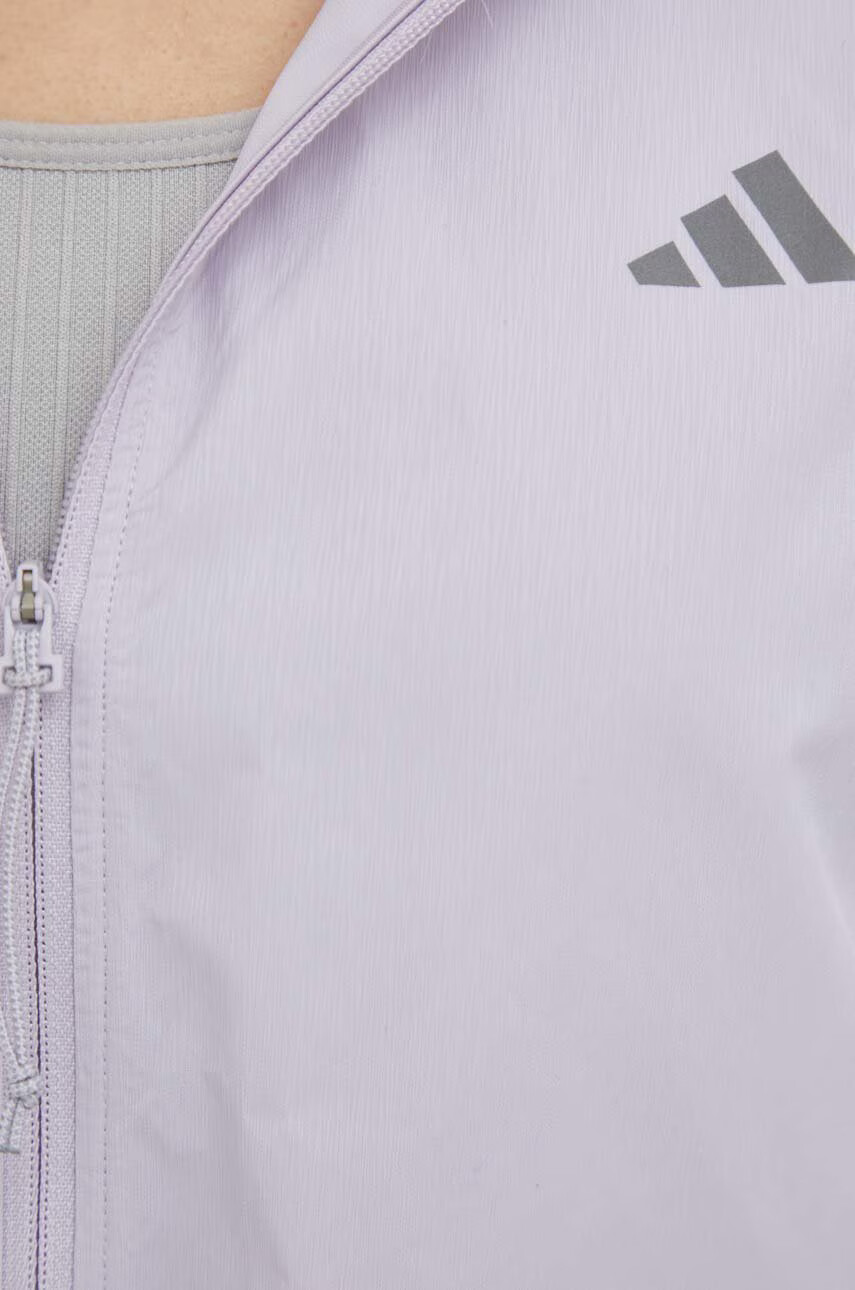 adidas Performance Яке за бягане Run It в лилаво с преходна изолация - Pepit.bg
