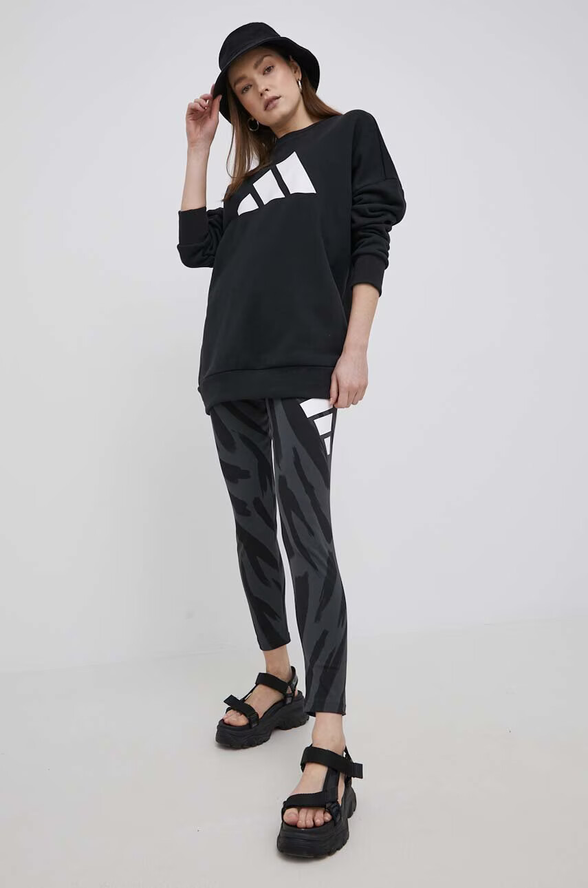 adidas Performance Клин H67085 дамско в черно с десен - Pepit.bg