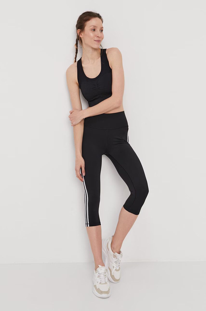 adidas Performance Клин FJ7186 дамски в черно с апликация - Pepit.bg