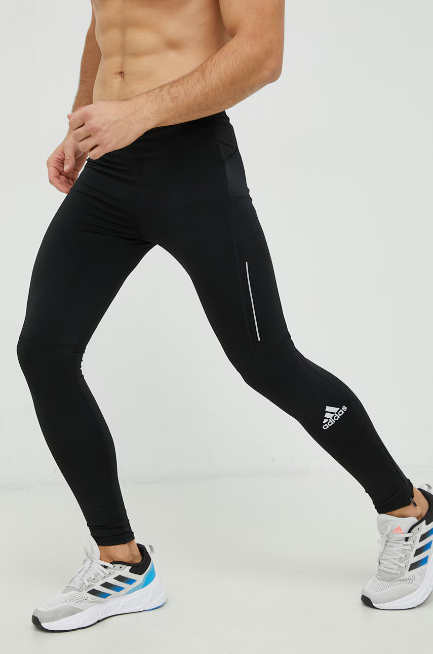adidas Performance Клин за бягане Own The Run в черно с принт - Pepit.bg