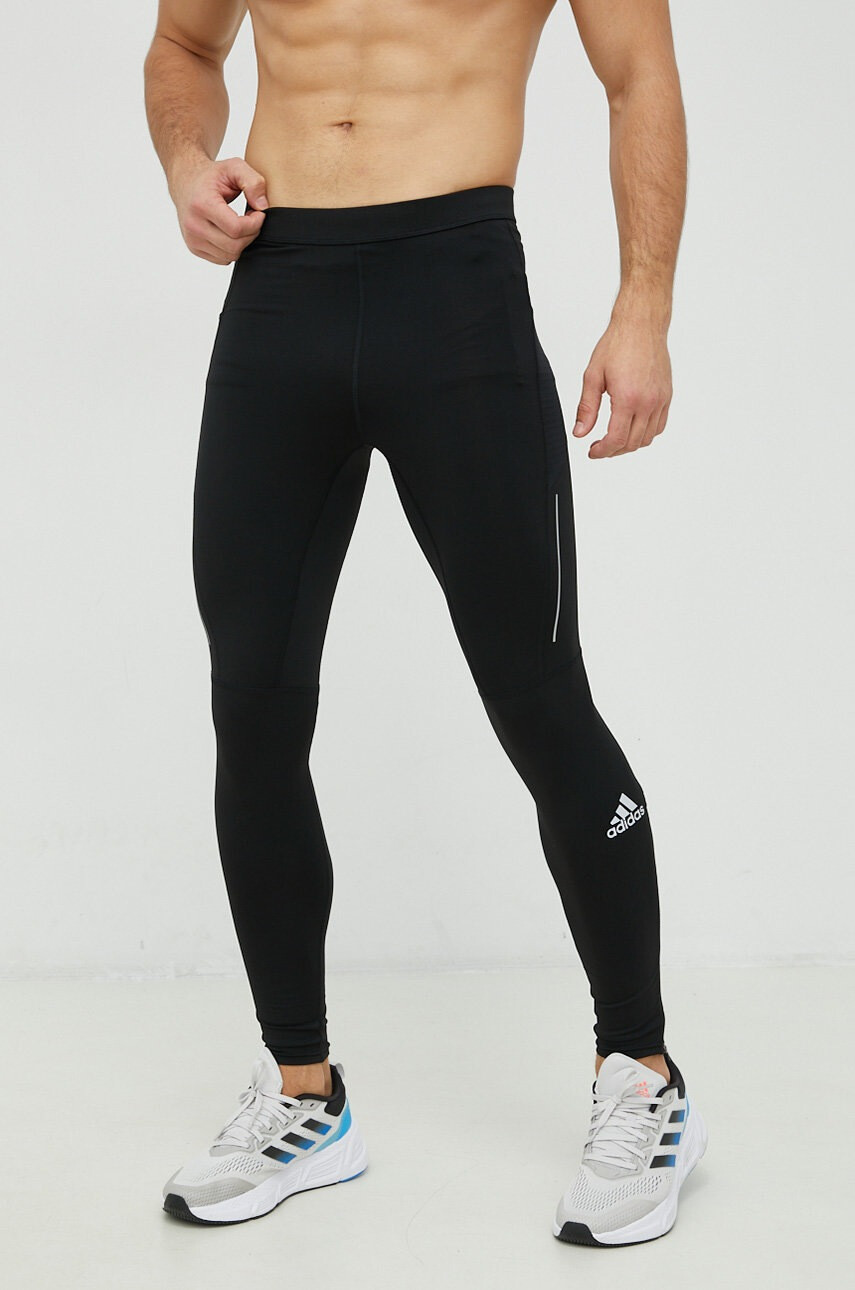 adidas Performance Клин за бягане Own The Run в черно с принт - Pepit.bg