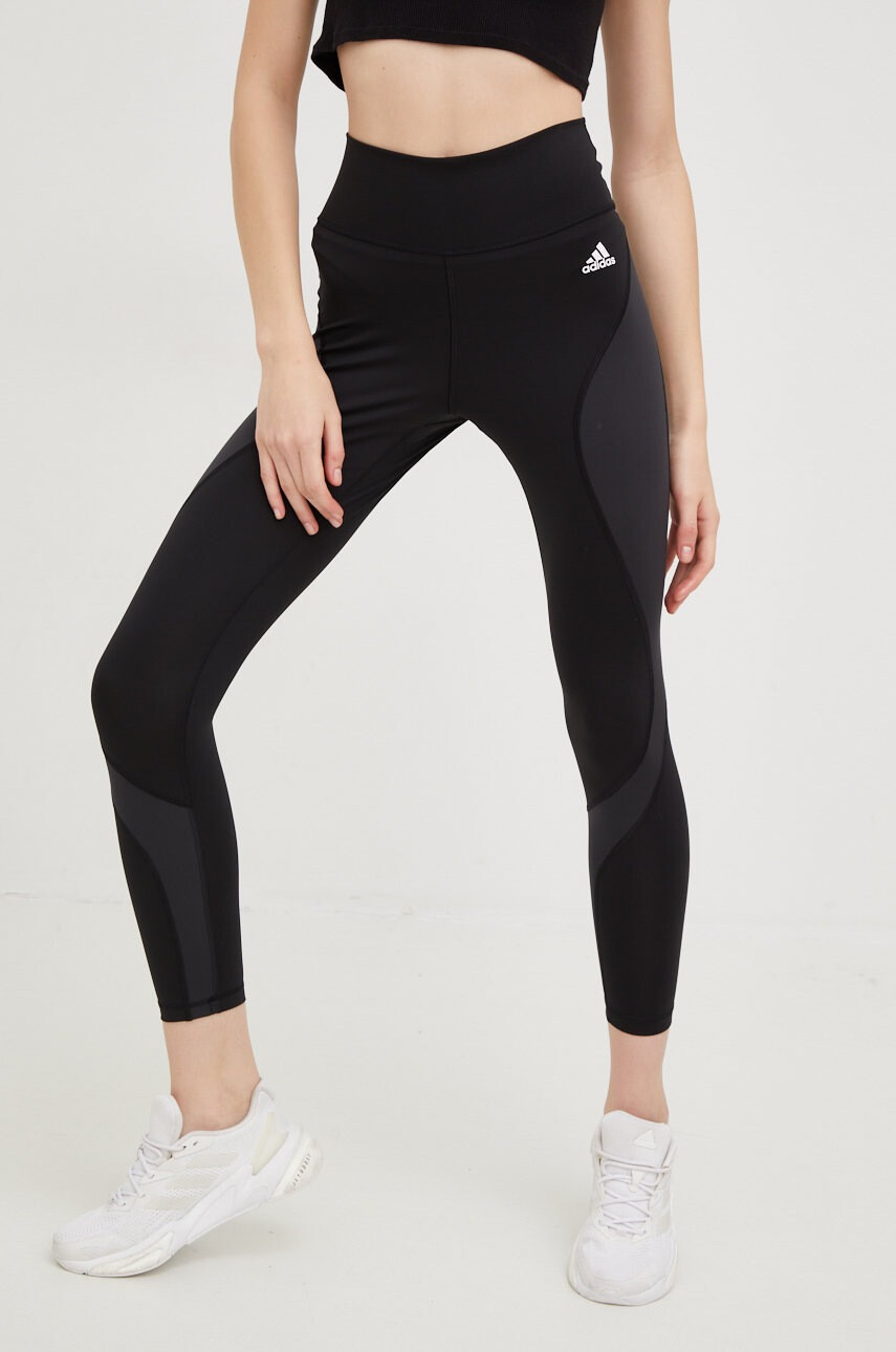 adidas Performance Клин за трениране Essentials Hiit в черно с десен - Pepit.bg