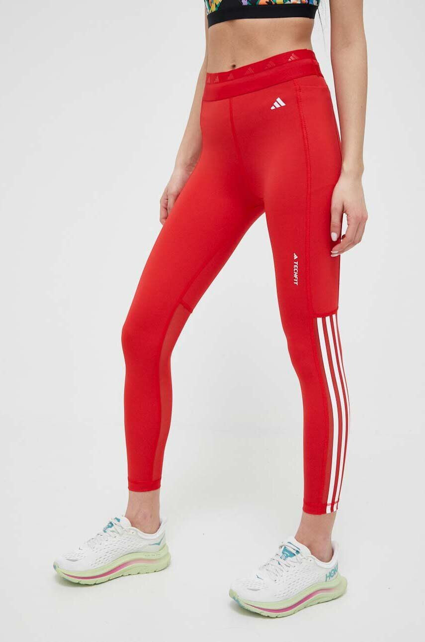 adidas Performance Клин за трениране Glam в червено с апликация - Pepit.bg