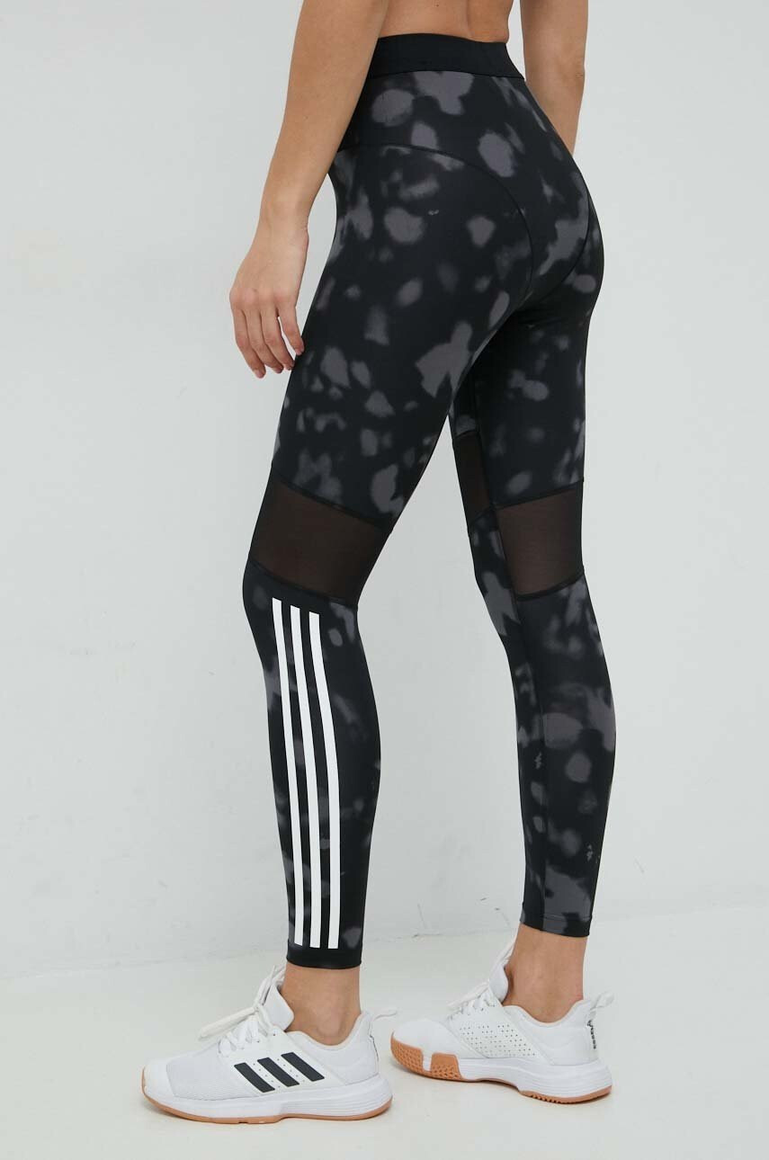 adidas Performance Клин за трениране Hyperglam в черно с десен - Pepit.bg